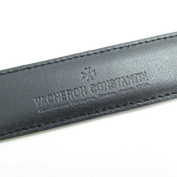 Vacheron Constantin Men's Leather Belt in Black - 49” - RARE - Picture 3 of 16